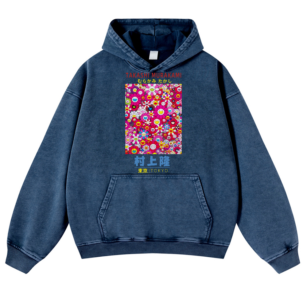 Sunflower TM Vintage Washed Thick Cotton Hoodie