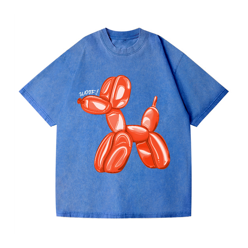 Koons Balloon Dog Vintage Wash Japanese Design T-Shirt