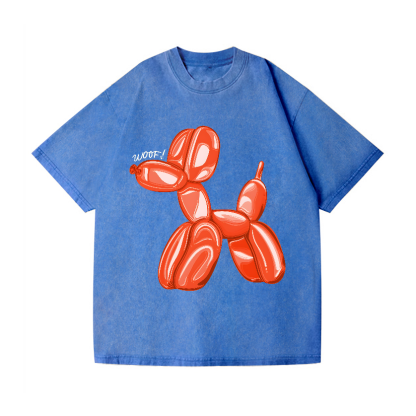 Koons Balloon Dog Vintage Wash Japanese Design T-Shirt