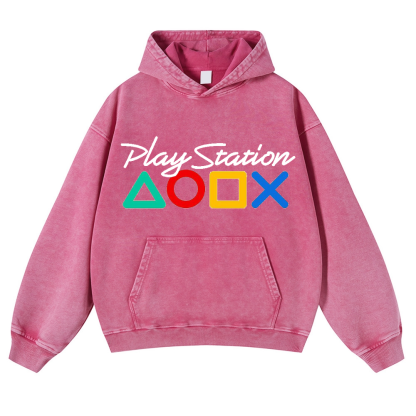 PS Vintage Washed Thick Cotton Hoodie