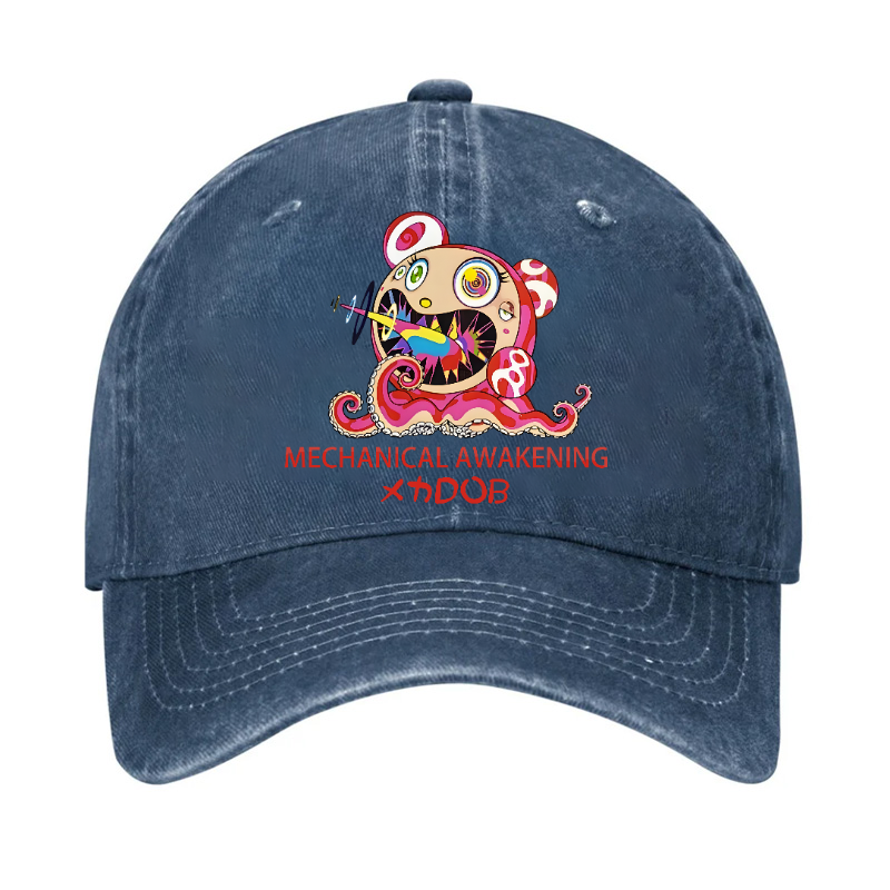 TM Sunflower Octopus Tokyo Japan Vintage Cotton Cap