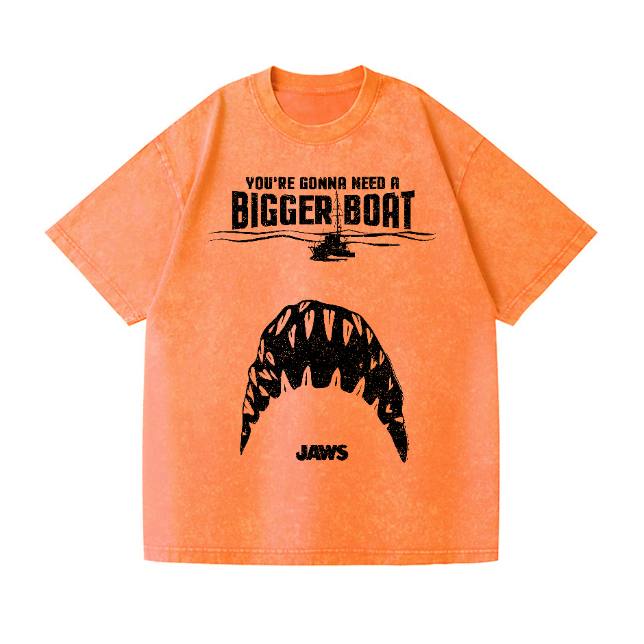 Jaws Vintage Wash Japanese Design T-Shirt