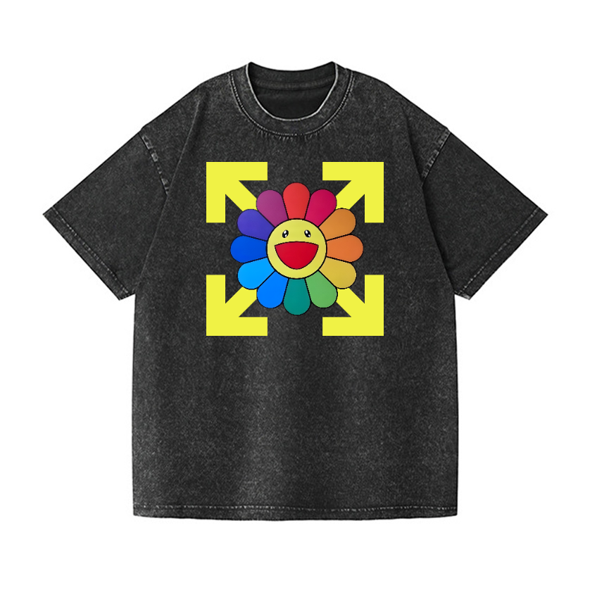 Sunflower TM Vintage Wash Japanese Design T-Shirt