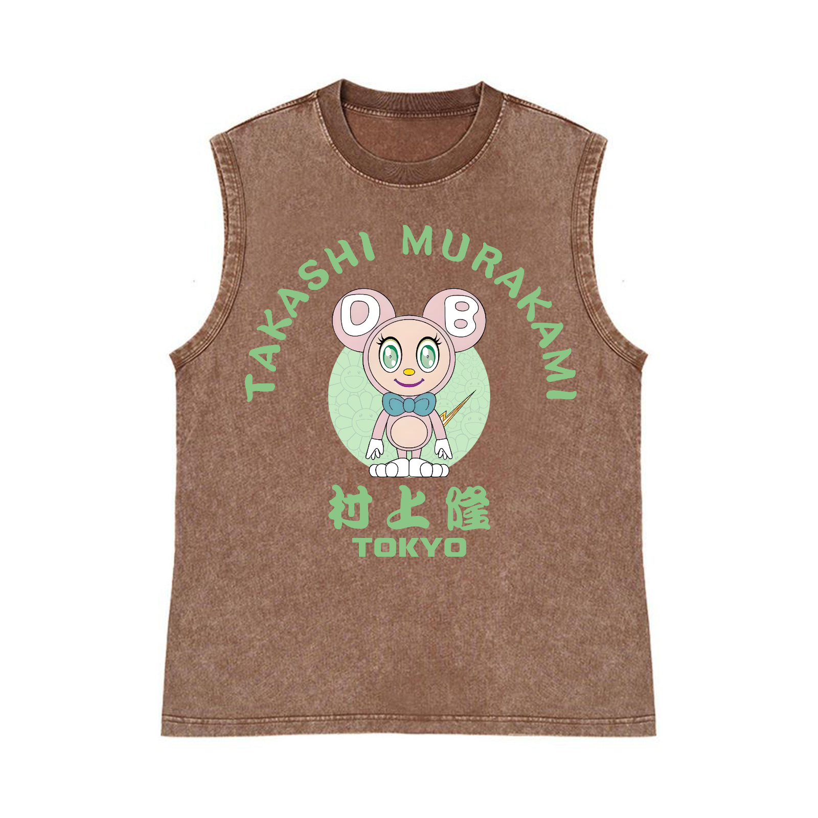 Sunflower TM Tokyo Pure Cotton Wash-Dyed Sleeveless Tank Top