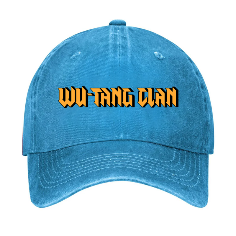 Wu Tang Clan Text Vintage Cotton Cap