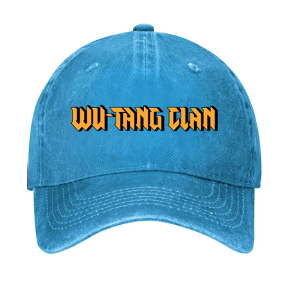 Wu Tang Clan Text Vintage Cotton Cap
