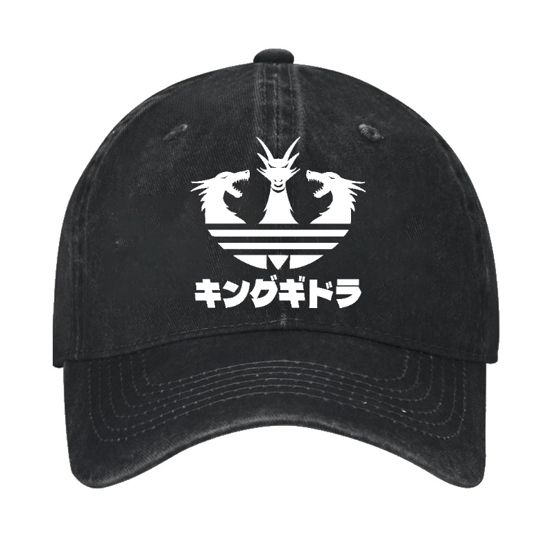 King Ghidorah Kaiju Vintage Cotton Cap