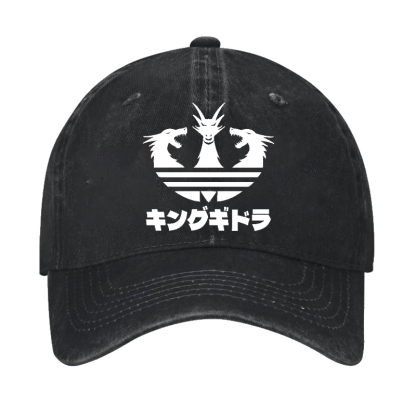King Ghidorah Kaiju Vintage Cotton Cap