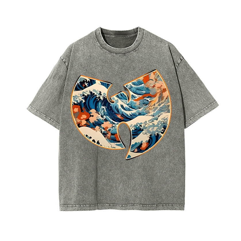 Vintage Wash Japanese Design T-Shirt