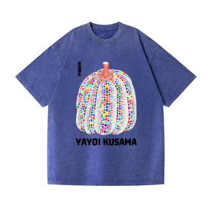 Yayoi Kusama Pumpkin Vintage Wash Japanese Design T-Shirt