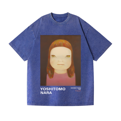Yoshitomo Nara Vintage Wash Japanese Design T-Shirt
