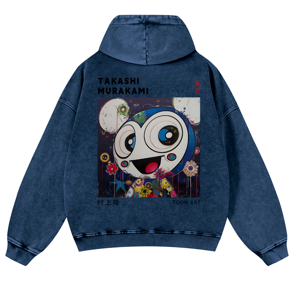 TM Vintage Washed Cotton Back Art Hoodie
