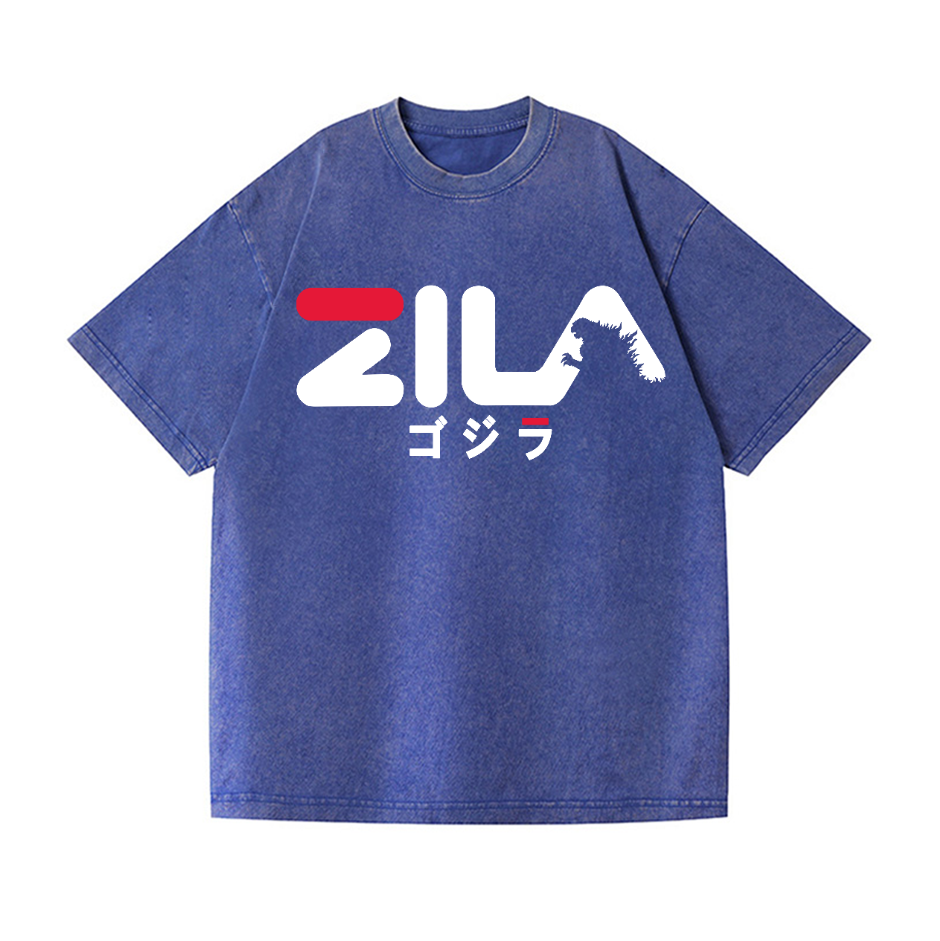 Godzilla Vintage Wash Japanese Design T-Shirt