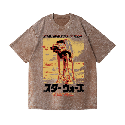 Star Wars Vintage Wash Japanese Design T-Shirt