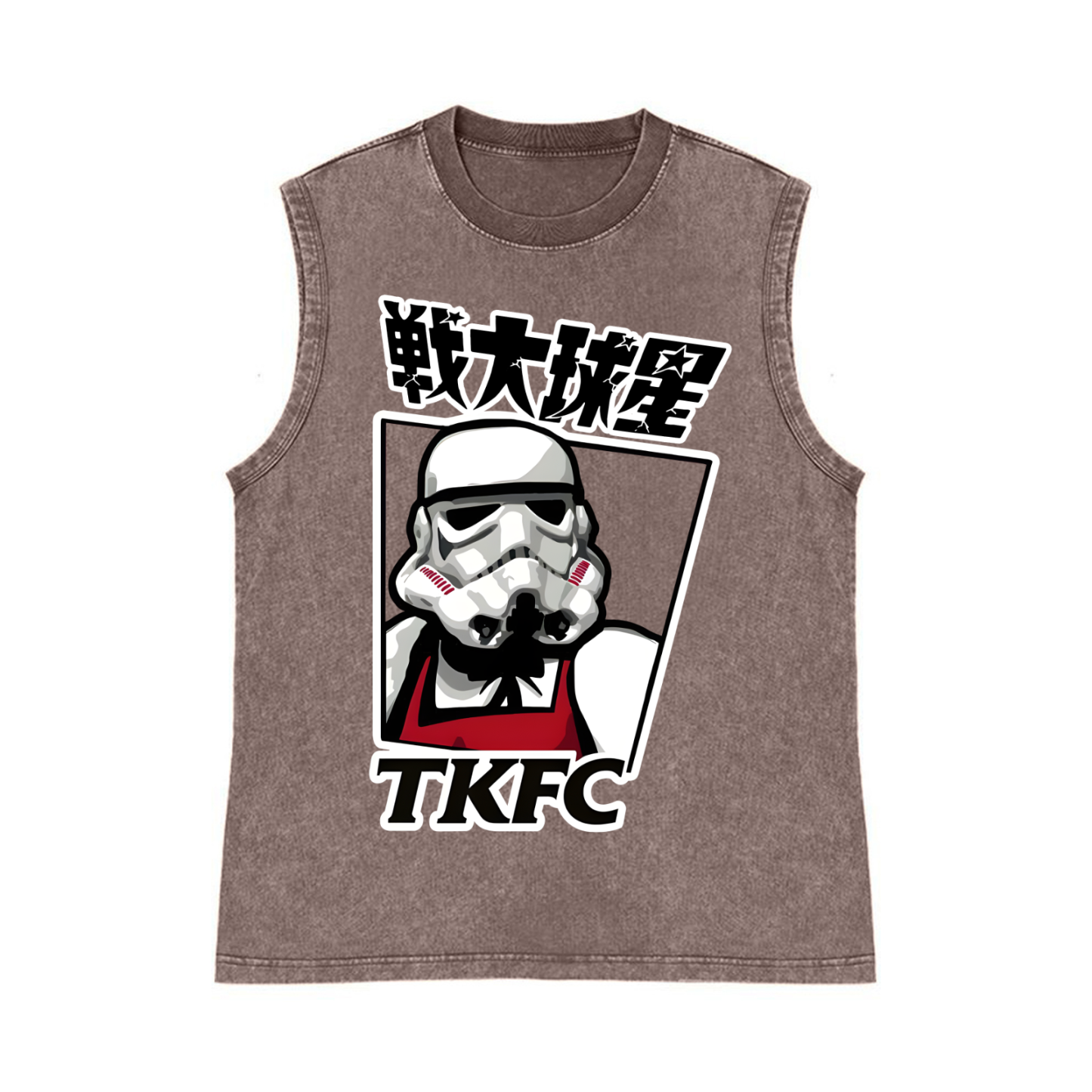 Star Wars TKFC Pure Cotton Wash-Dyed Sleeveless Tank Top