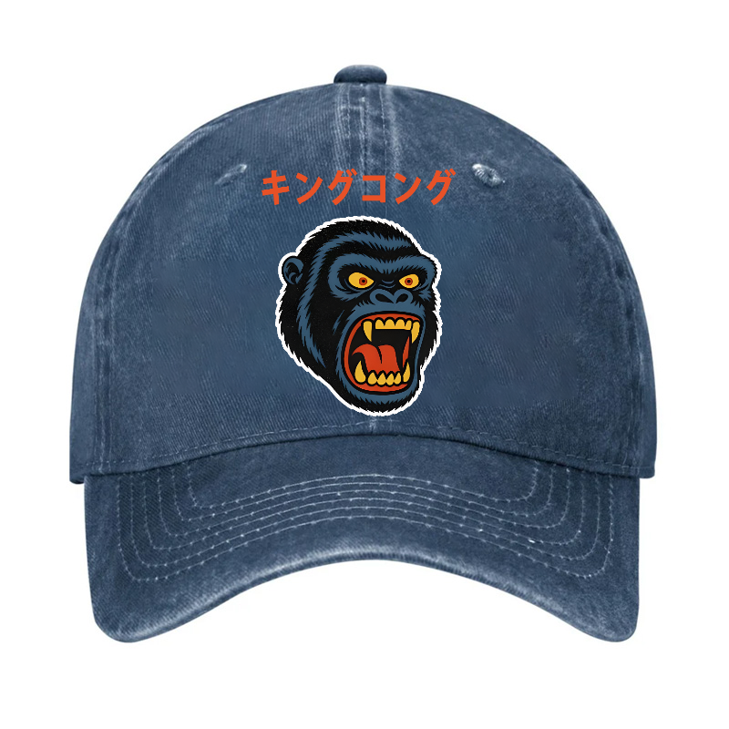 Kaiju King Kong Vintage Cotton Cap
