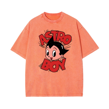 Astro Boy Vintage Wash Japanese Design T-Shirt
