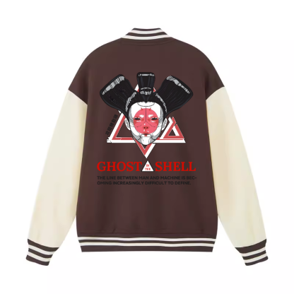 Ghost of the Shell Geisha Vintage Cotton Varsity Jacket