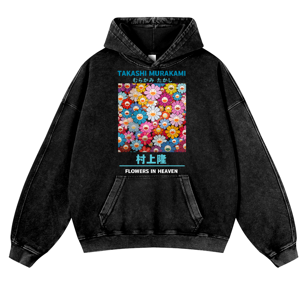 Sunflower TM Vintage Washed Thick Cotton Hoodie