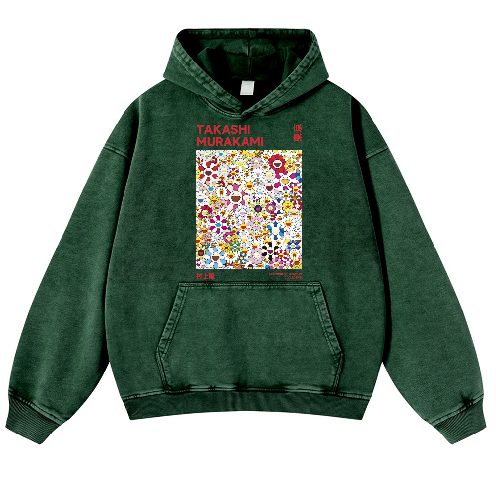 Sunflower TM Vintage Washed Thick Cotton Hoodie