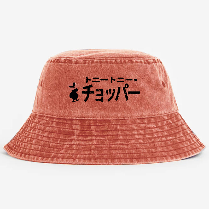 OP Tony Tony Chopper Vintage 100% Cotton Bucket Hat