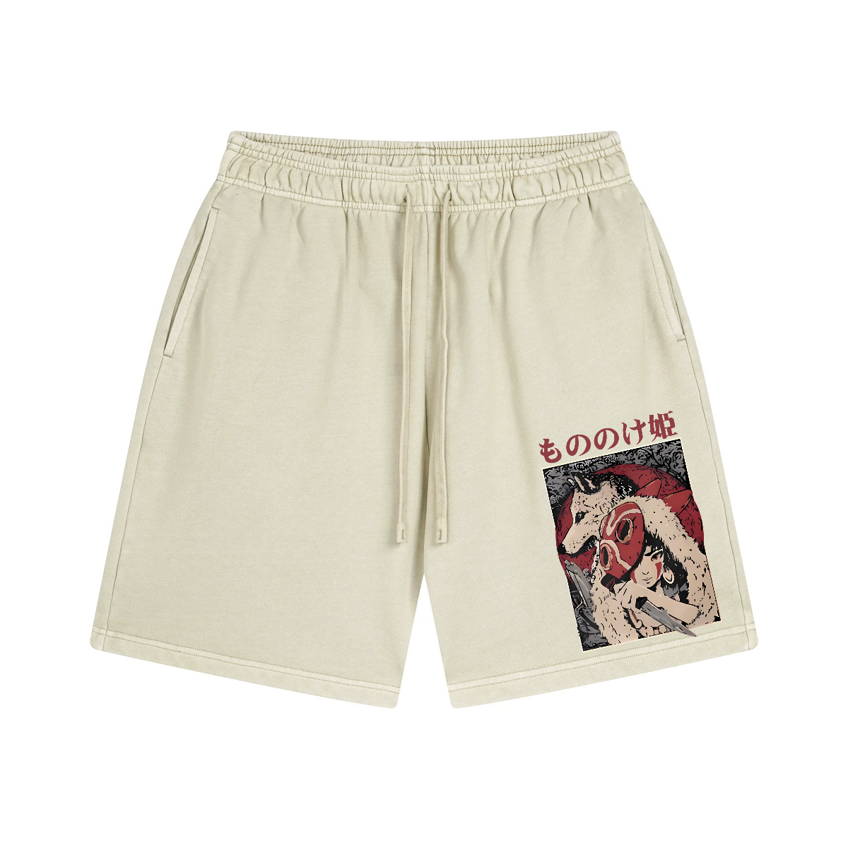 Ghibli Vintage Pure Thick Cotton Shorts