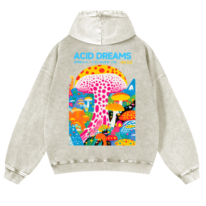 Yayoi Kusama Vintage Washed Cotton Back Art Hoodie