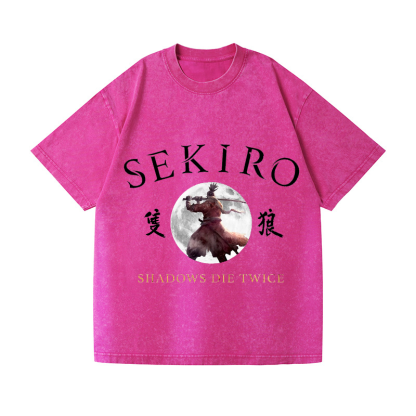 Sekiro Vintage Wash Japanese Design T-Shirt