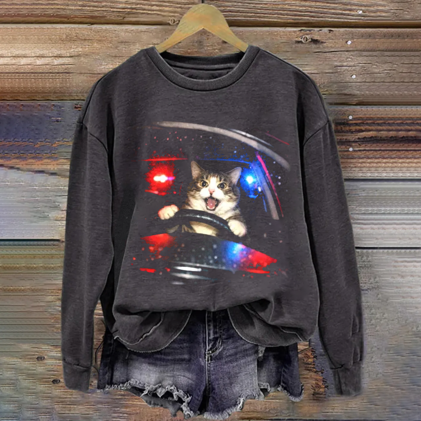 Funny Cat Sweatshirt