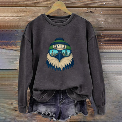 Vintage Seattle Football Sweatshirt