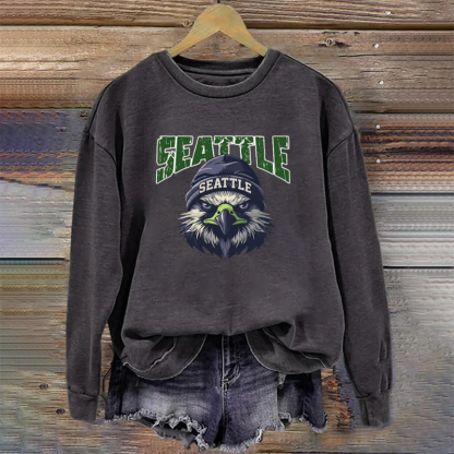 Vintage Seattle Football Sweatshirt