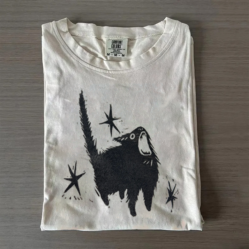 Hand-Printed Organic T-shirt