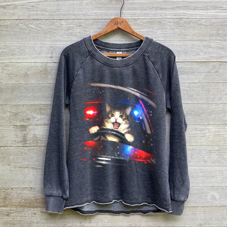 Funny Cat Sweatshirt