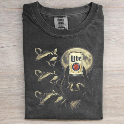 Funny Raccoon Beer T-shirt