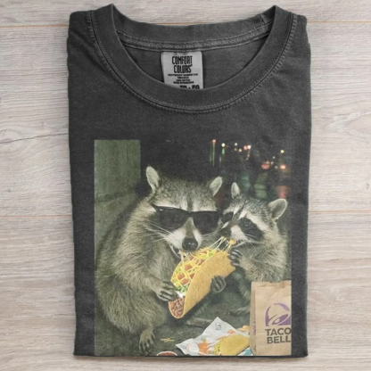 Raccoon Eating Tacos T-shirt