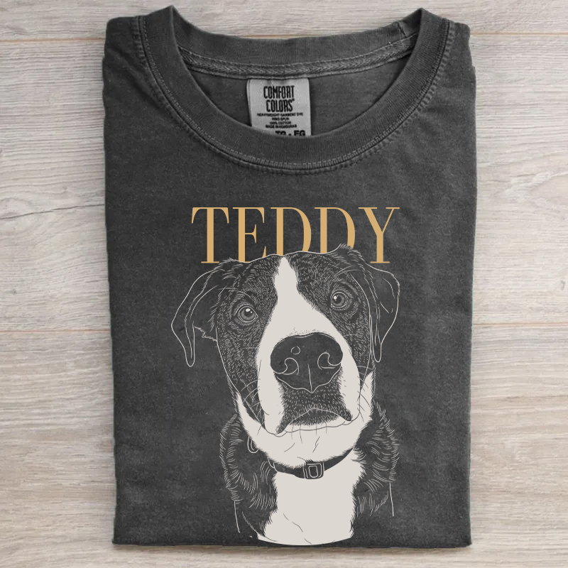 Custom Dog Photo T-shirt