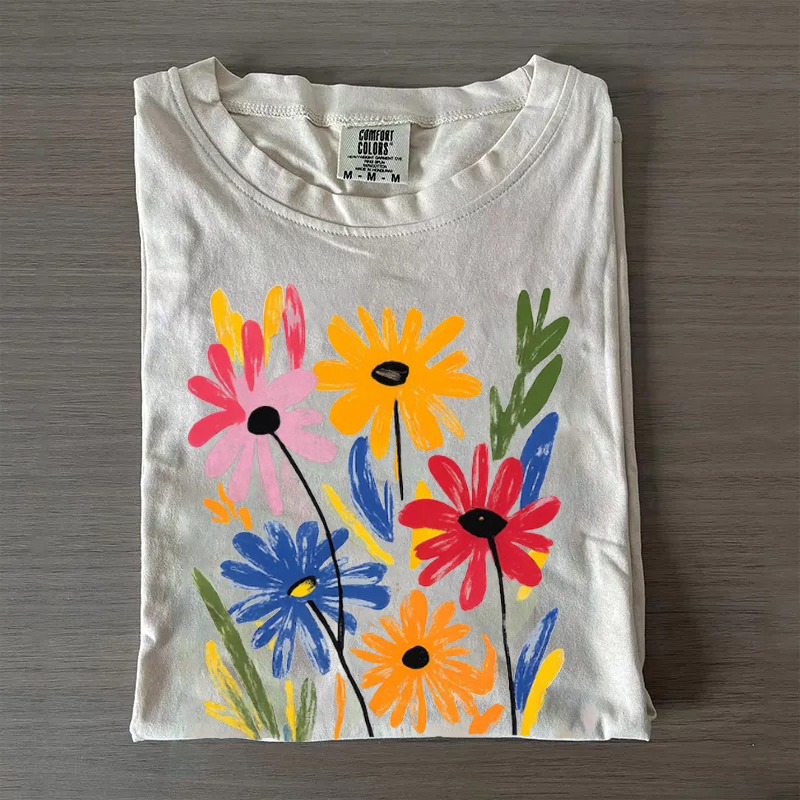 Colorful Floral T-shirt