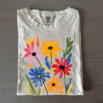 Colorful Floral T-shirt