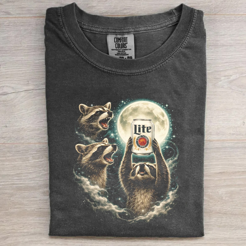 Funny Raccoon Beer T-shirt