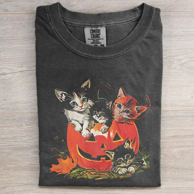 Vintage 90s Cat Halloween T-shirt/Sweatshirt