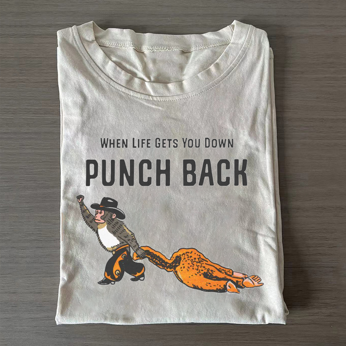 Punch Monkey Cowboy T-shirt
