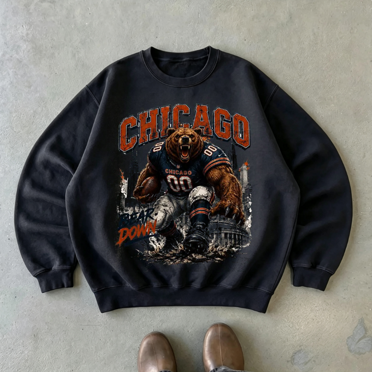 Chicago Football Graphic Sweatshirt