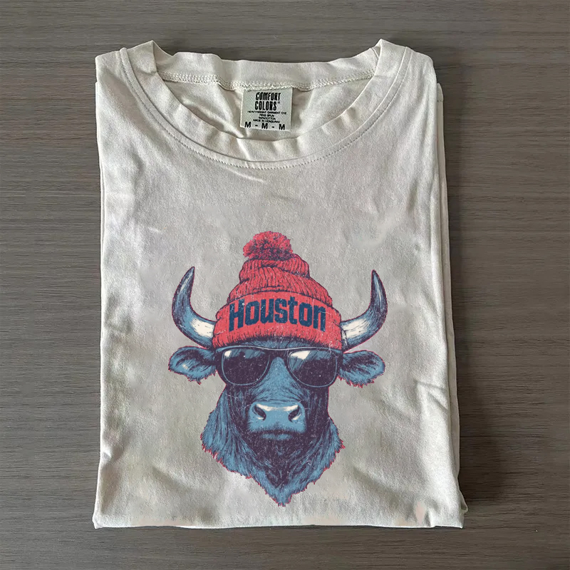Vintage Houston Football Mascot T-shirt