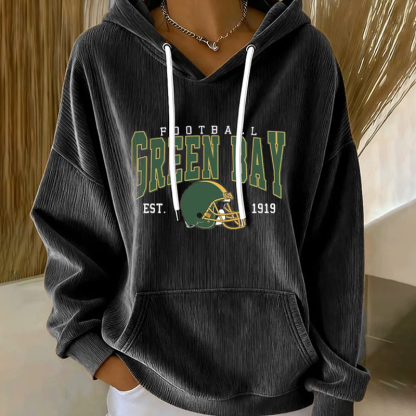 Vintage Green Bay Football Hoodie