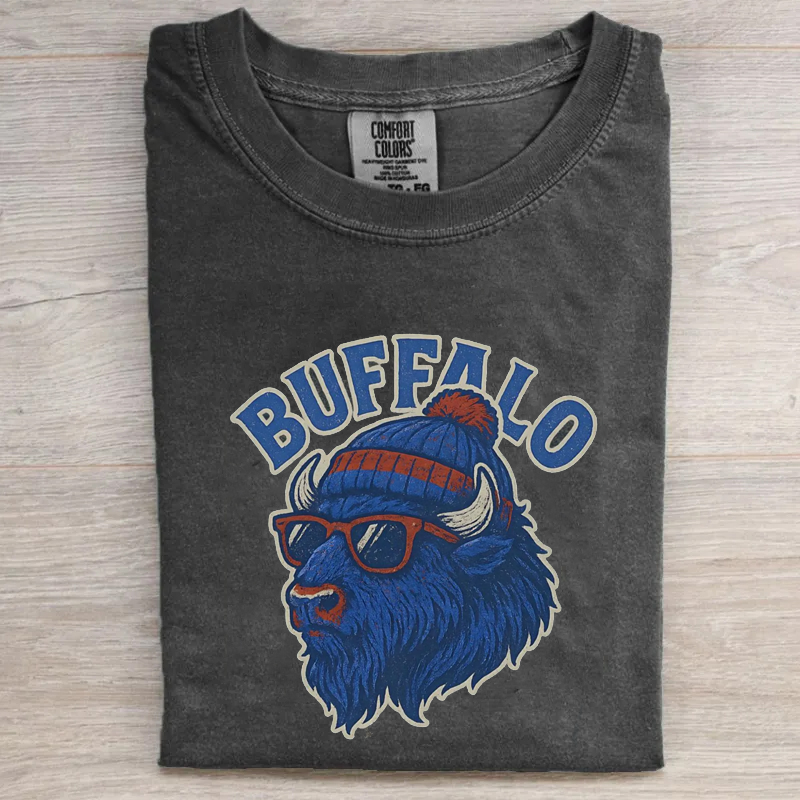 Buffalo Football Mascot T-shirt