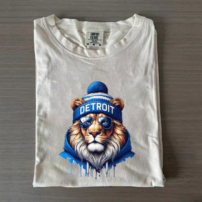 Detroit Mascot Football T-shirt