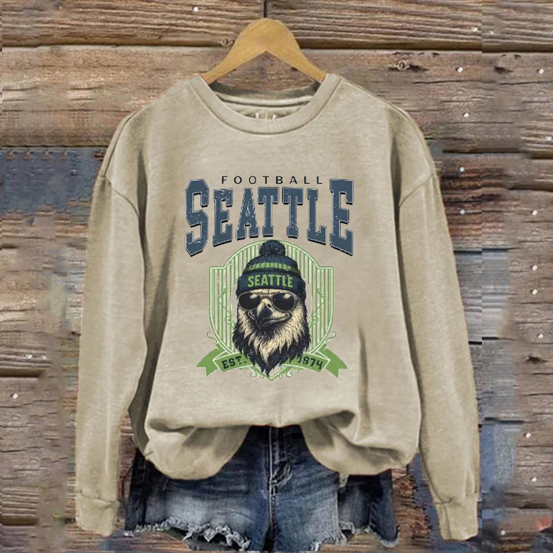 Vintage Seattle Football Sweatshirt