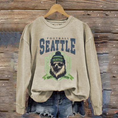 Vintage Seattle Football Sweatshirt