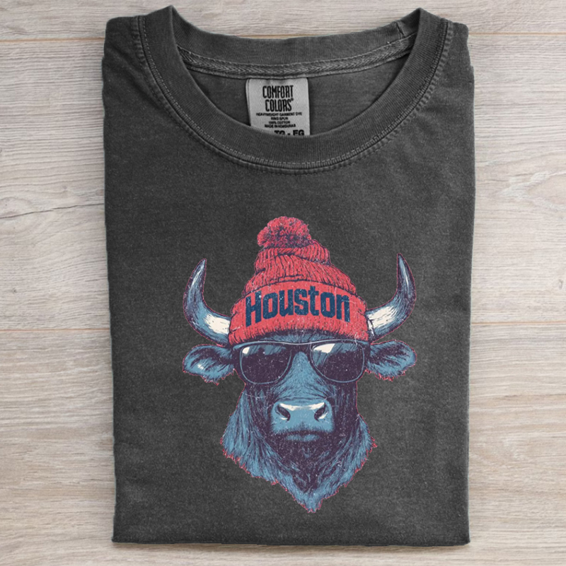 Comfort Colors Houston Football T-shirt