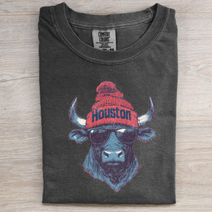 Comfort Colors Houston Football T-shirt
